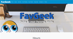 Desktop Screenshot of favgeek.com